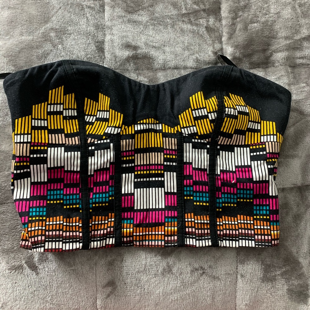 bebe tribal tube top